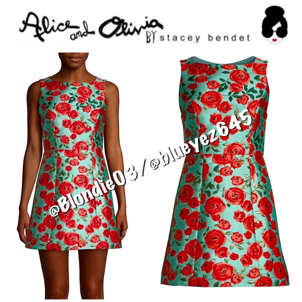 Alice + Olivia Lindsey Structured Mini Dress 8